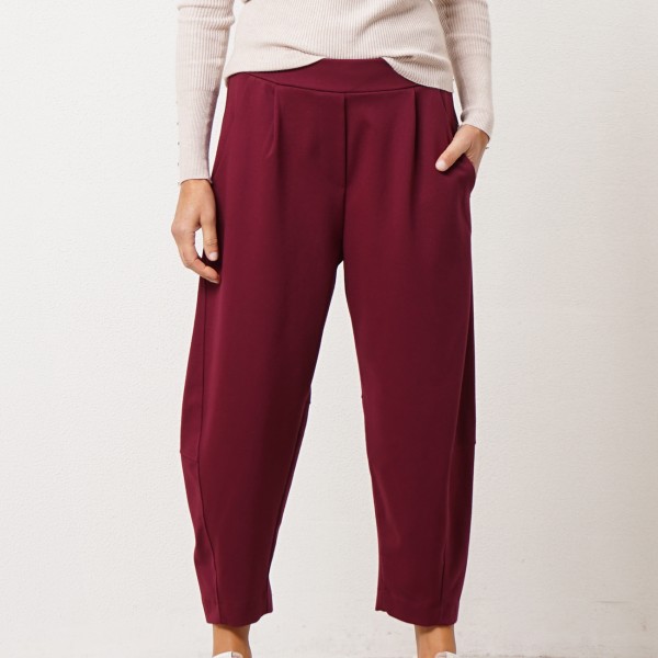 Balloon pants in Roma knit fabric