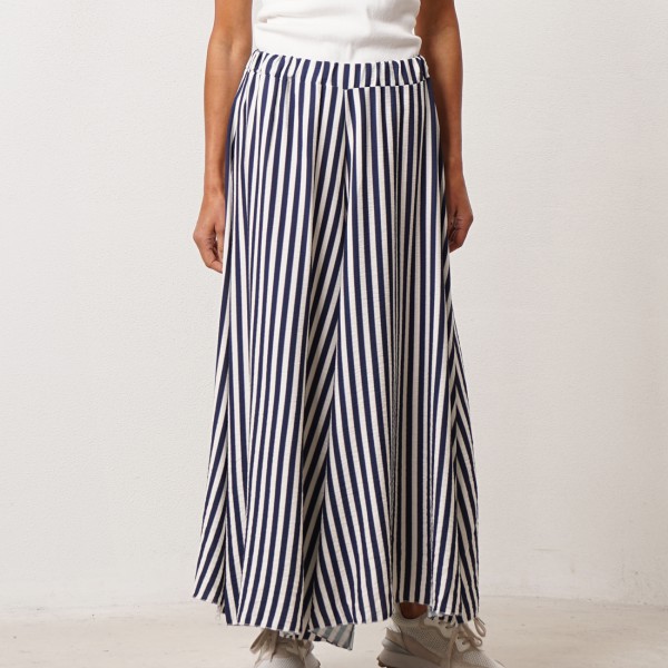Elephant foot striped pants