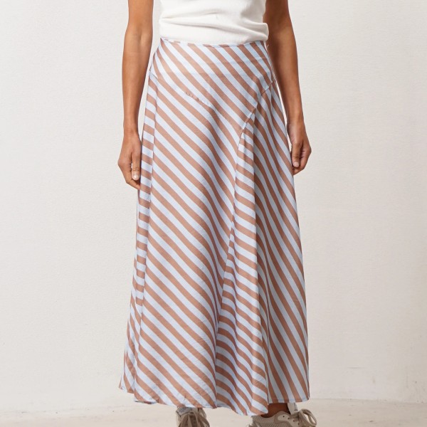 striped skirt