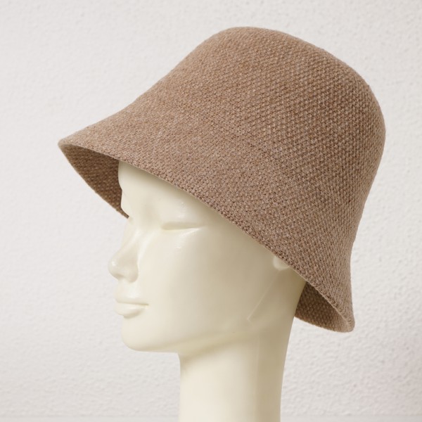 plain faux hat with wool