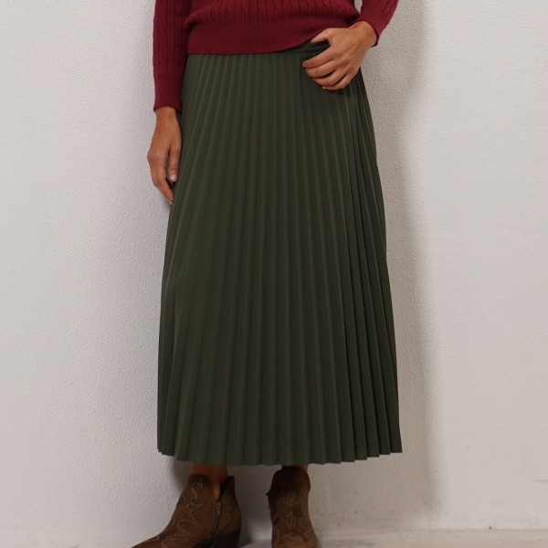 Basic pleated skirt
