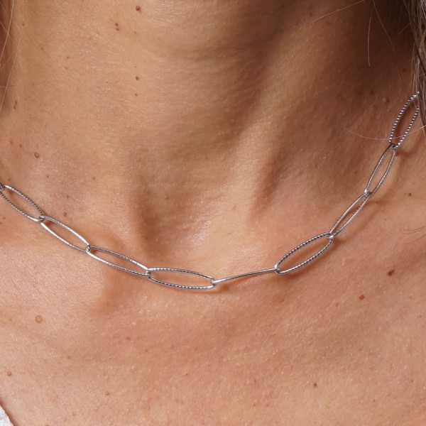 100% steel necklace