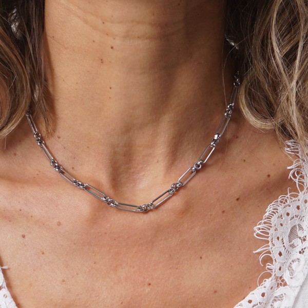 100% steel necklace