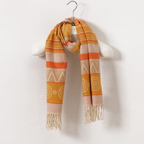 Fringed scarf (soft touch)