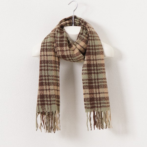 scarf with fringes (soft touch)