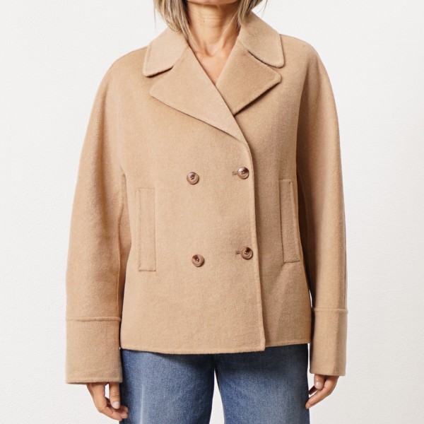 Farmhouse coat with invisible seams (handmade) (premium)