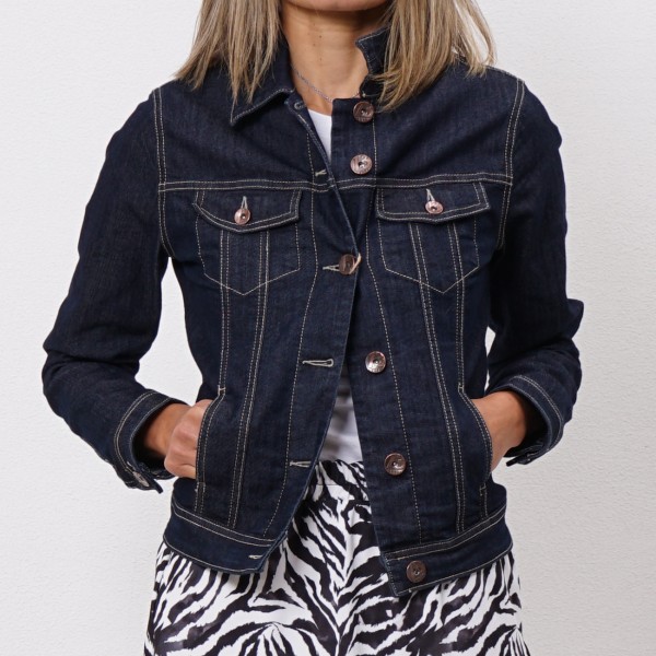 denim jacket w / spandex