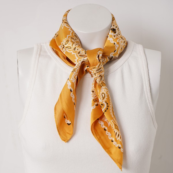 Satin scarf