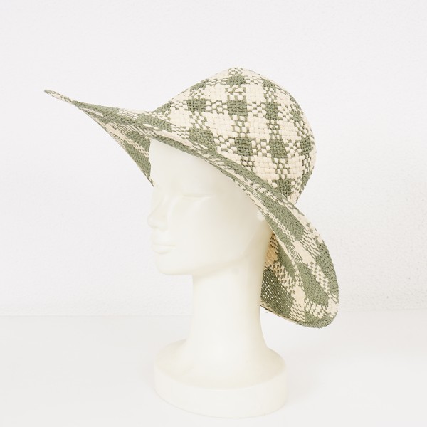 hat in sisal with frame (adjustable)