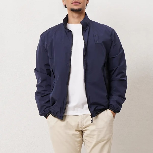 Waterproof nylon bomber jacket