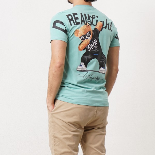 tshirt in cotton c/ elastane (print)