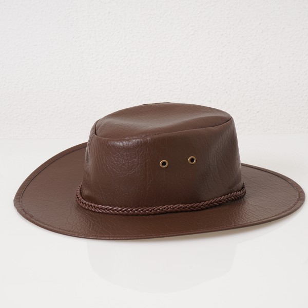 Eco-leather hat