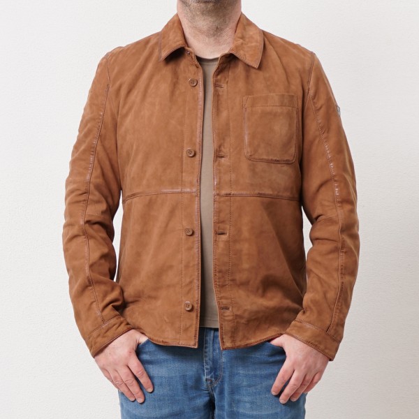 about camo shirt 100% leather