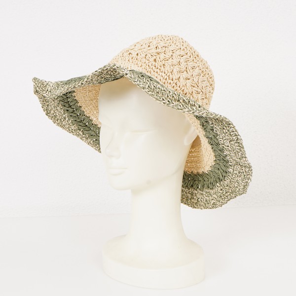 hat in sisal with frame (adjustable)