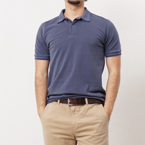 polo in vintage piquet
