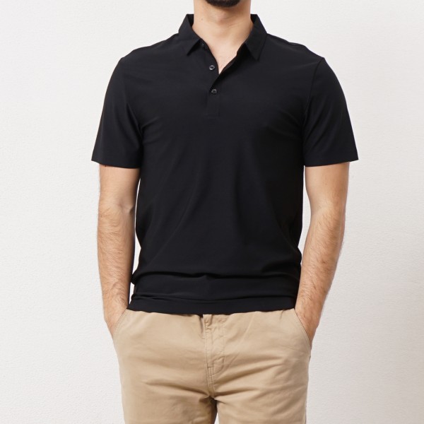 polo in mesh c/ elastane (gloss)