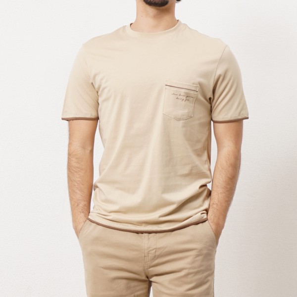 tshirt in cotton c/ pocket
