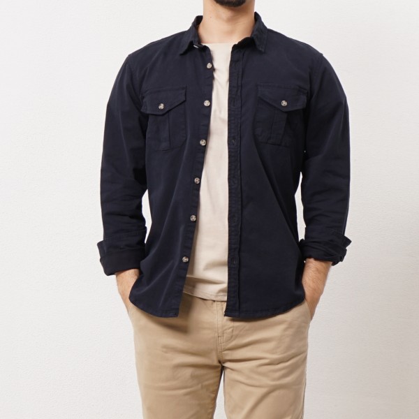 about twill shirt c/ spandex