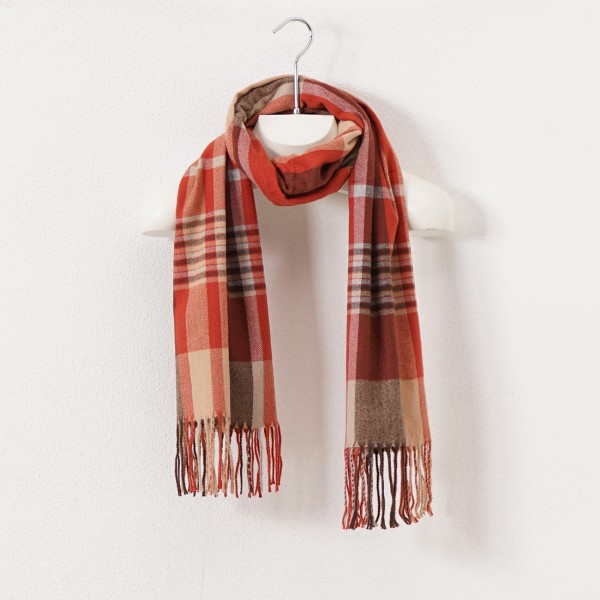 fringe scarf with cashmere