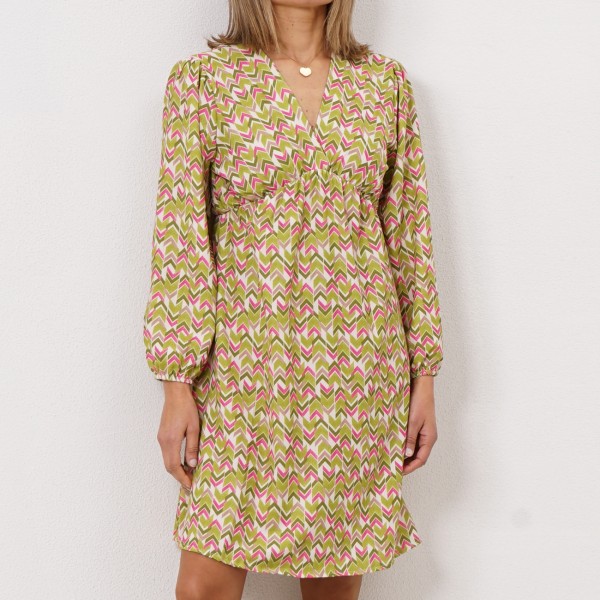 dress with/ ruffles