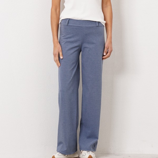 Pantaloons in Ponto Roma with elastane