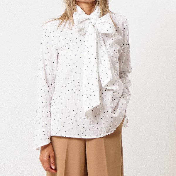 Blouse with bow