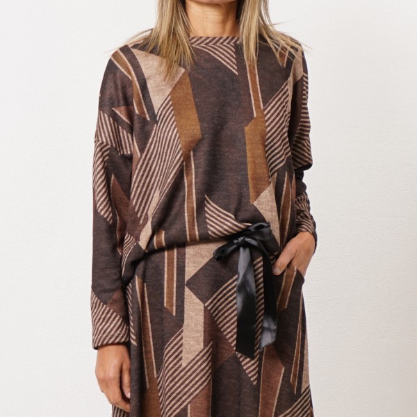 Knit blouse
