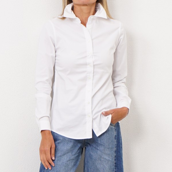 basic lining poplin blouse