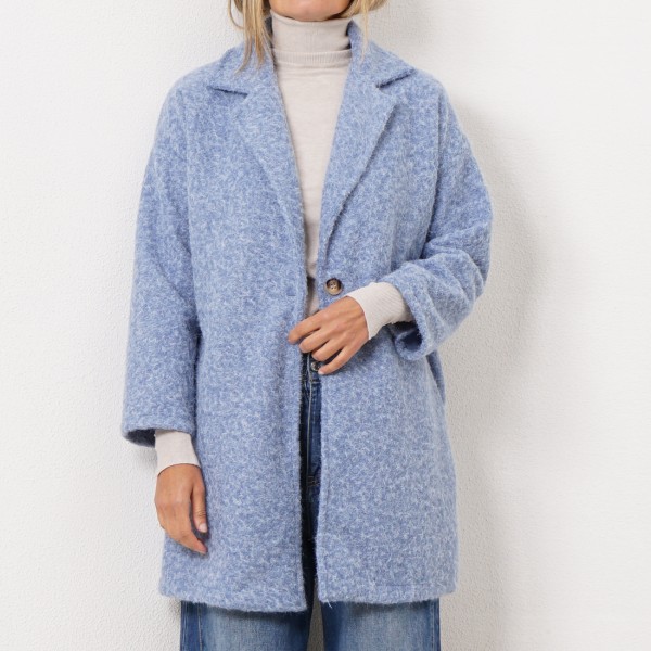 farm coat with facings