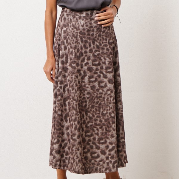 Animal print skirt