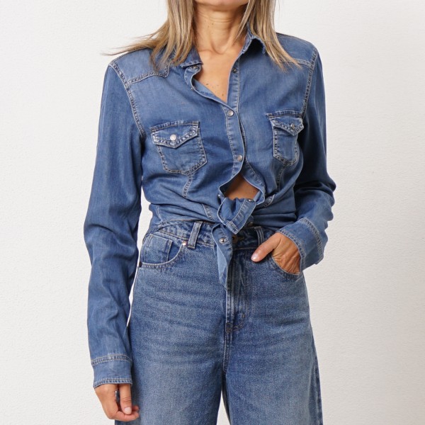 Denim cowboy shirt