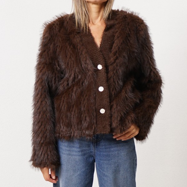 Gilt jacket with fur