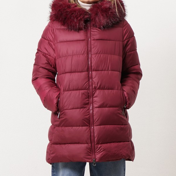 Padded jacket with hood