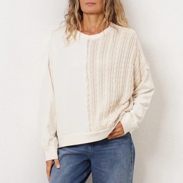 Cotton sweatshirt (fabric blend)