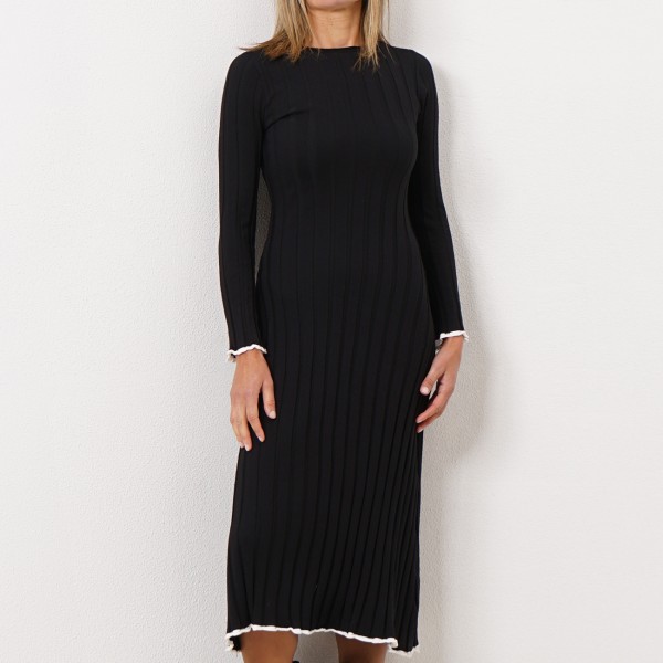 ribbed knit dress