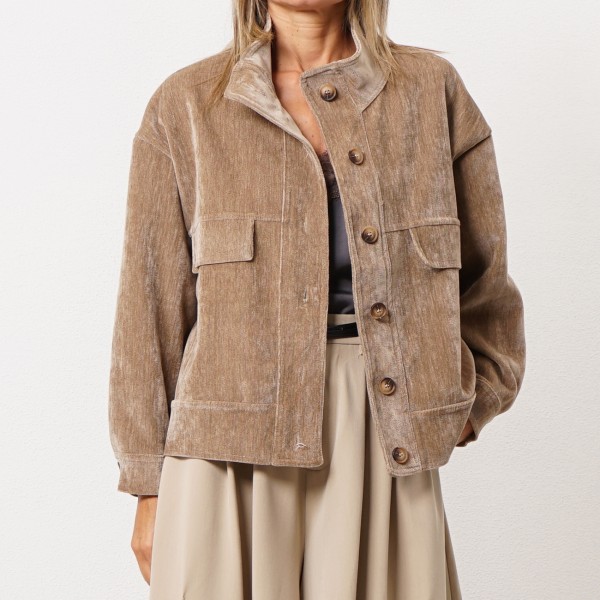 Velvet jacket (faux solid)
