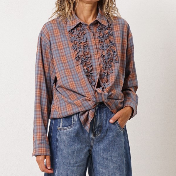 Vaiela blouse with ruffles (premium)