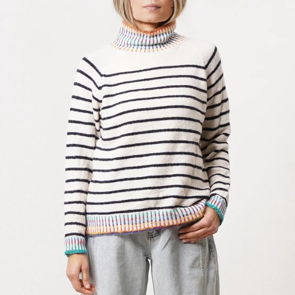 knitted sweater with wool