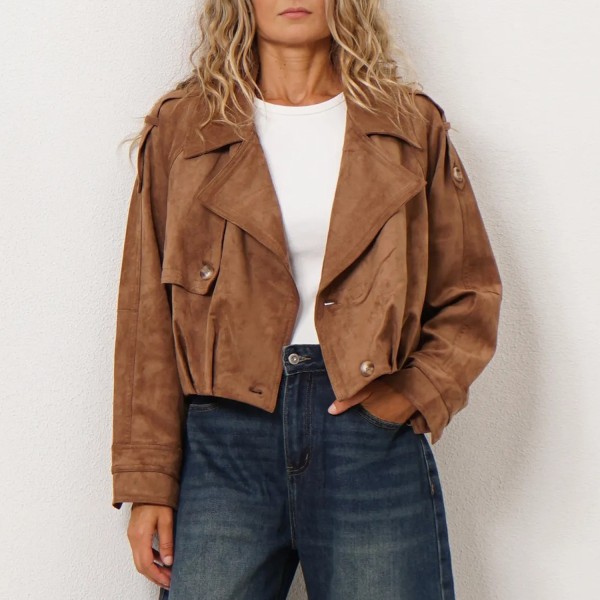 premium nubuck leather jacket