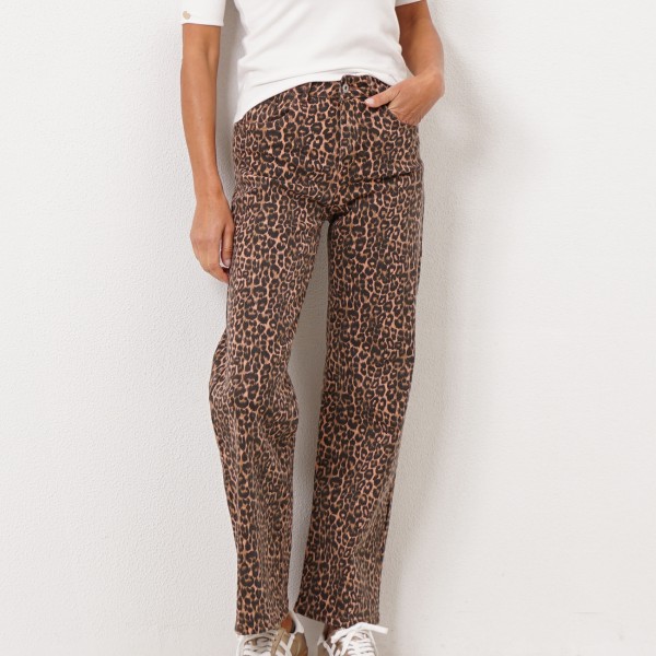 (animal print) pantaloon with elastane