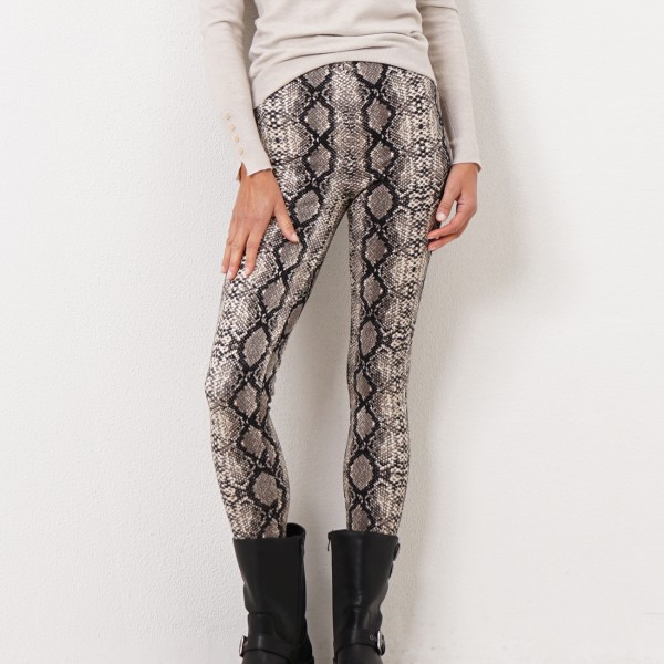 leggings with elastane (animal print)