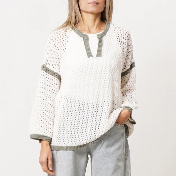 Knit sweater (open set)