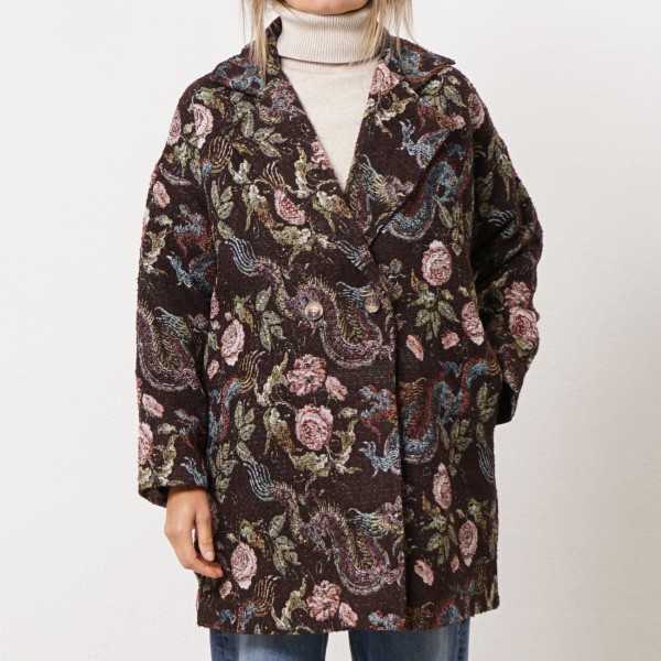 blusão de pelo (animal print)