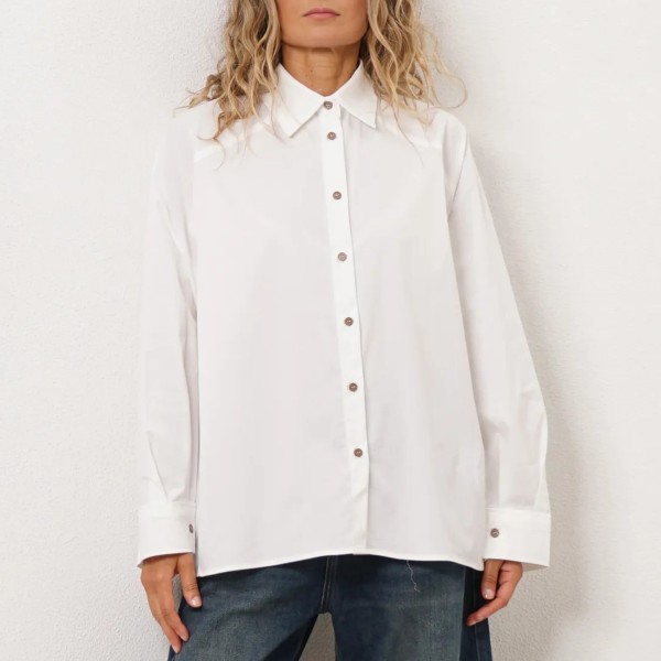 Oversized (premium) poplin blouse