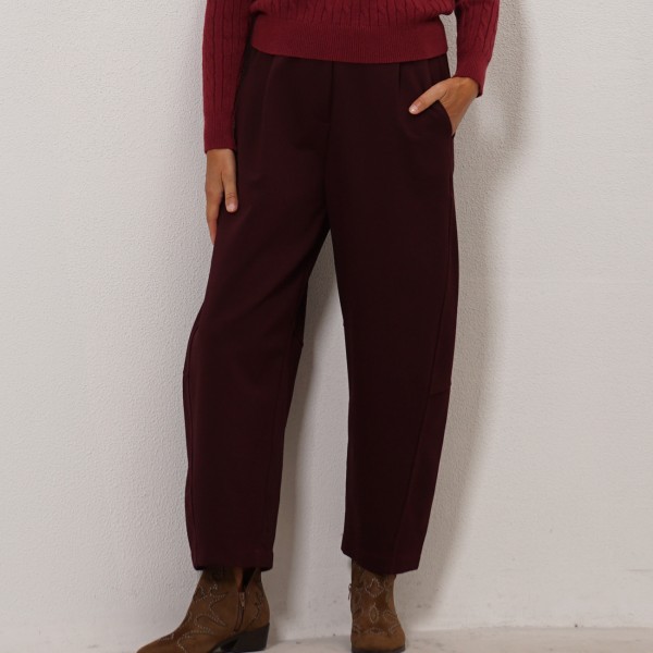 Balloon pants in Roma knit