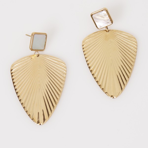 earrings in stainless steel (surgical steel) without nickel