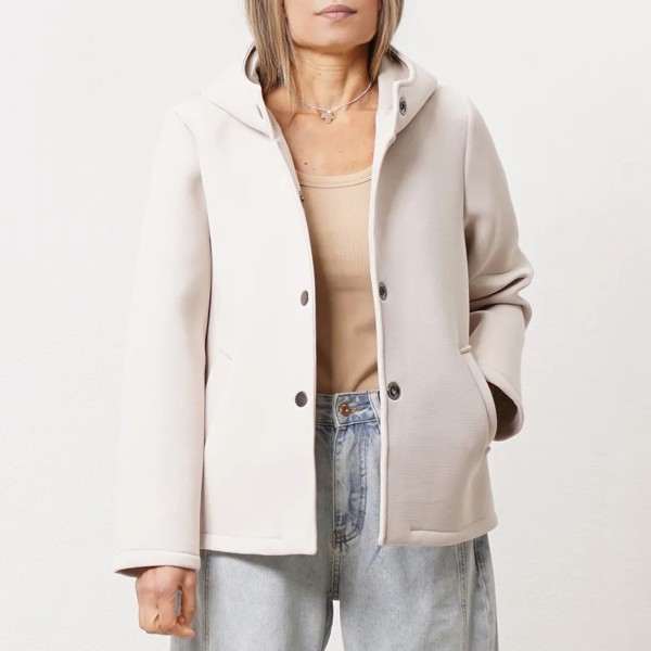 Neoprene parka (faux smooth)