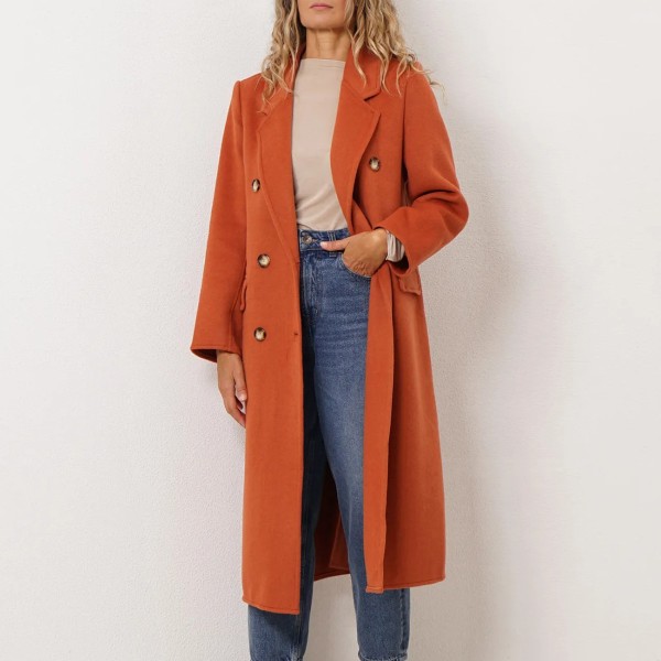 Seamless, premium knit farm coat