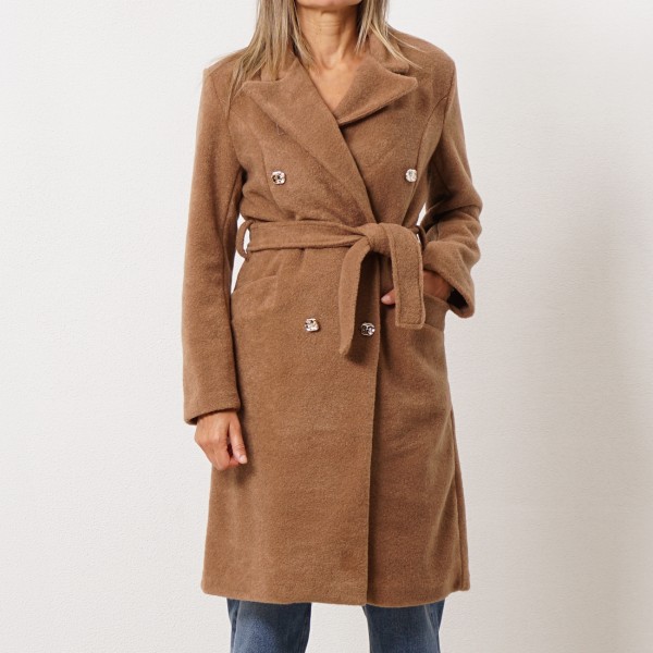 Traditional coat with gold buttons