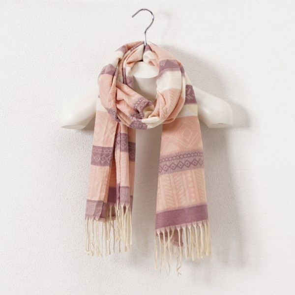 scarf with fringes (soft touch)